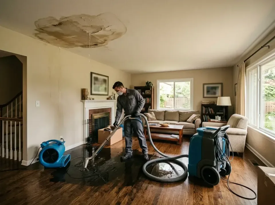 attic-pipe-burst-ceiling-drip-008 — frequently asked questions, Water Damage Restoration & Carpet Care in Jamestown, NY